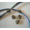 Filigran brons charm x 5