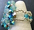 Bague Agate turquoise Swarovski