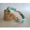 Läderarmband Regaliz Turquoise Love 