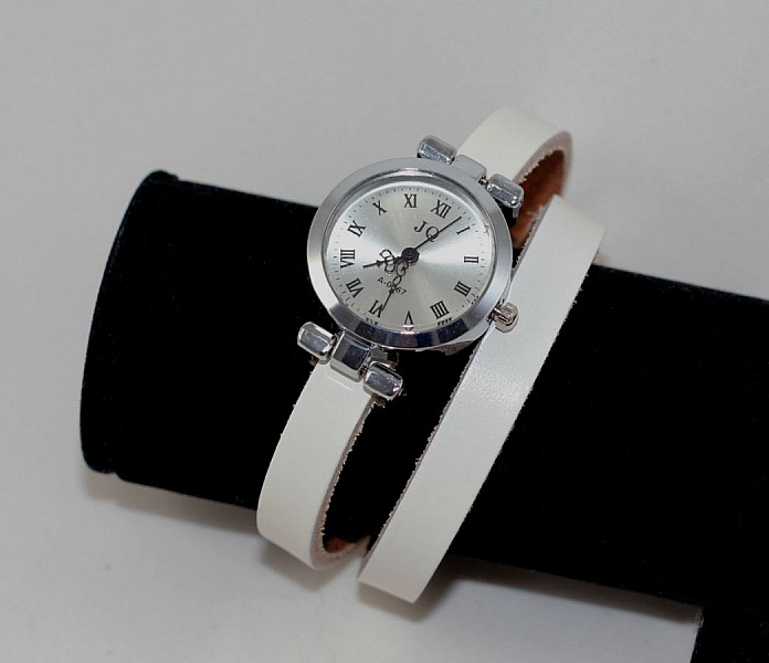 Bracelet cuir 2 tours fermoir ajustable