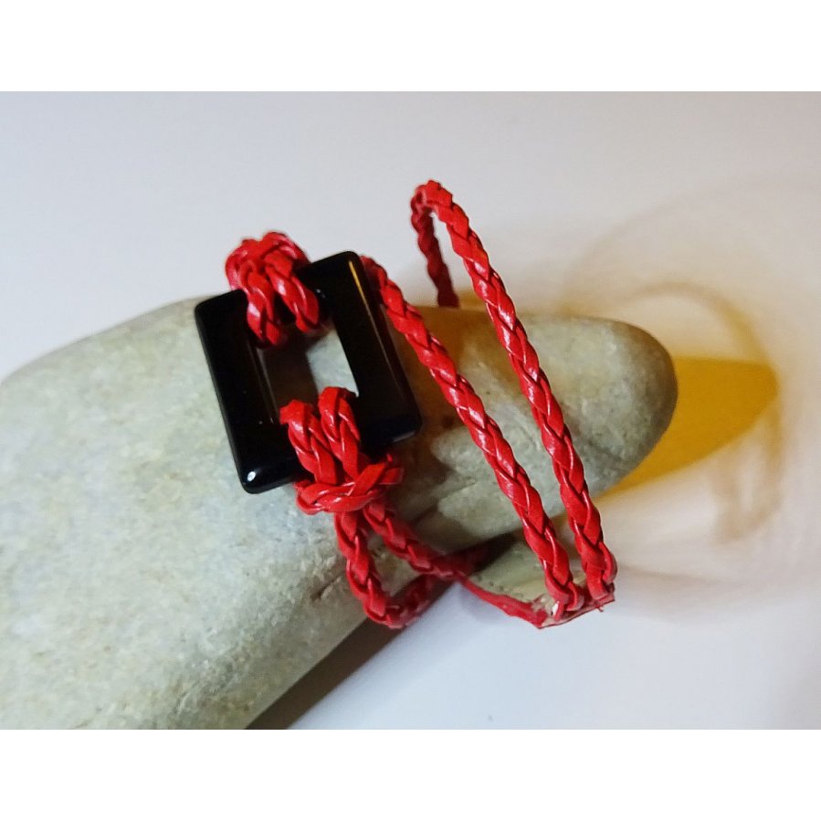 Bracelet montre tressé blanc