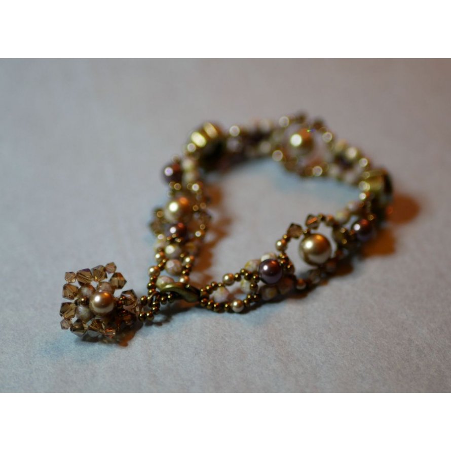 Kanel Triad armband med charm