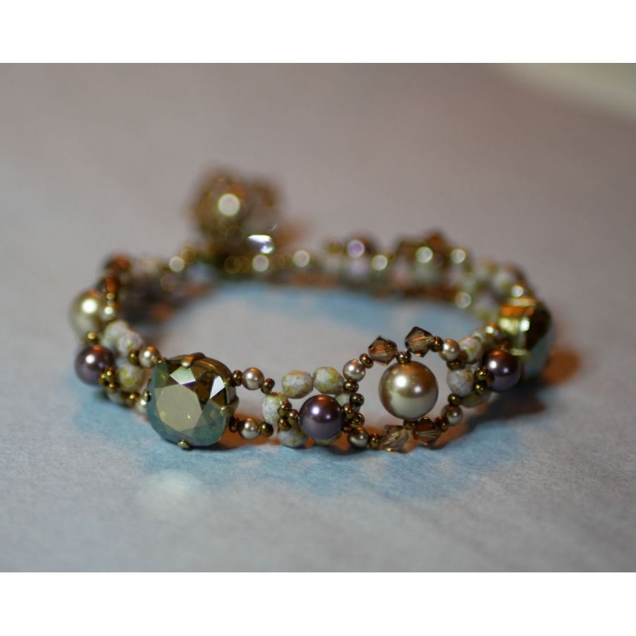 Kanel Triad armband med charm