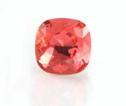 Swarovski cabochon fyrkantig 12mm Padparadscha