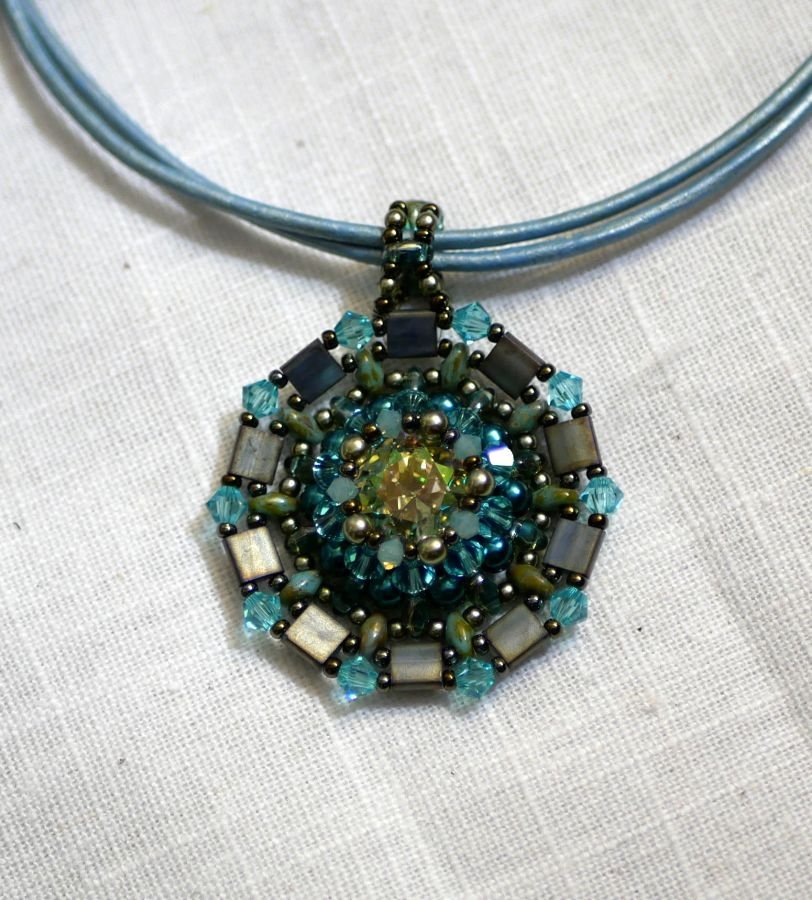 Halsband Twina Turquoise grönt