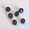 Facett 3mm bl&aring; iriserande x 20