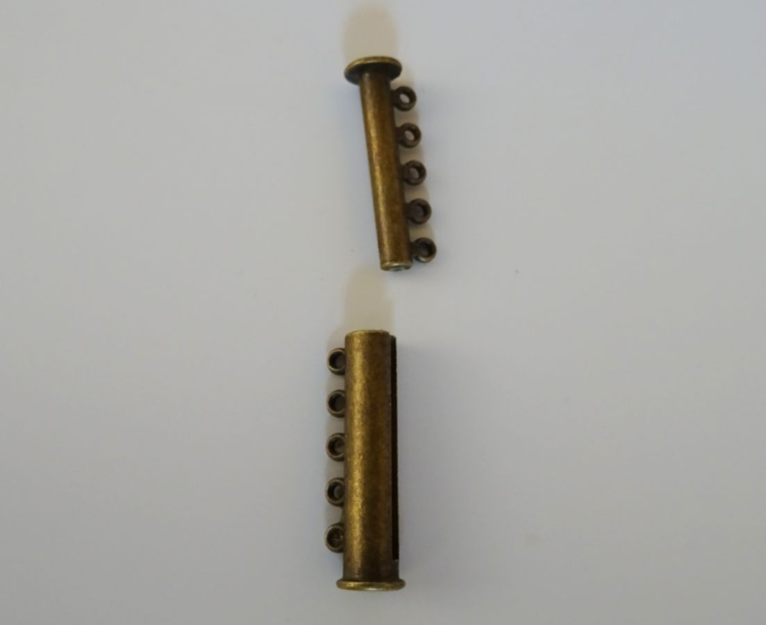 5 rad magnetiskt bronslås 30mm 