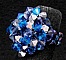 Kit bague Cuba Bleu &eacute;lectrique