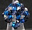 Kit bague Cuba Bleu &eacute;lectrique