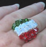 Italien flagga Ring Kit