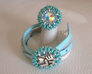 Livelove ring kit silver turkos