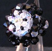 Malte II Ring Kit Black &amp; Crystal