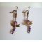 Kit Boucles d'oreilles Libellule Jaspe violet