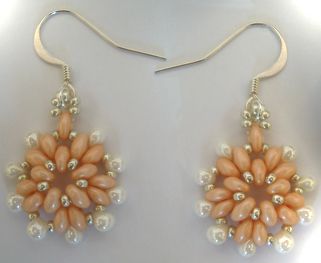 Victoria Cream örhängen kit