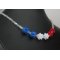 Pärlkulor halsband kit Frankrike