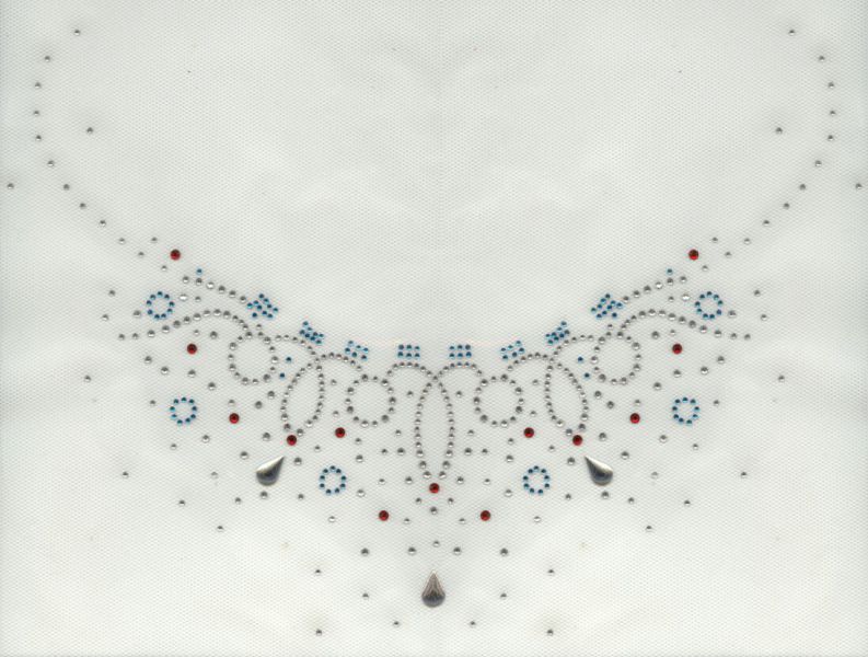 STRASS MÖNSTER TEARDROP HALSBAND
