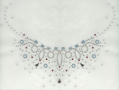 STRASS MÖNSTER TEARDROP HALSBAND
