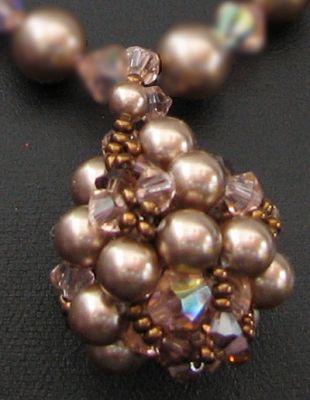 Swarovski hängande kit Mauri Peach