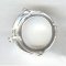 Runda Rivoli-inställning 14mm silverpläterad