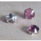 Strass 4mm ljusrosa x 10