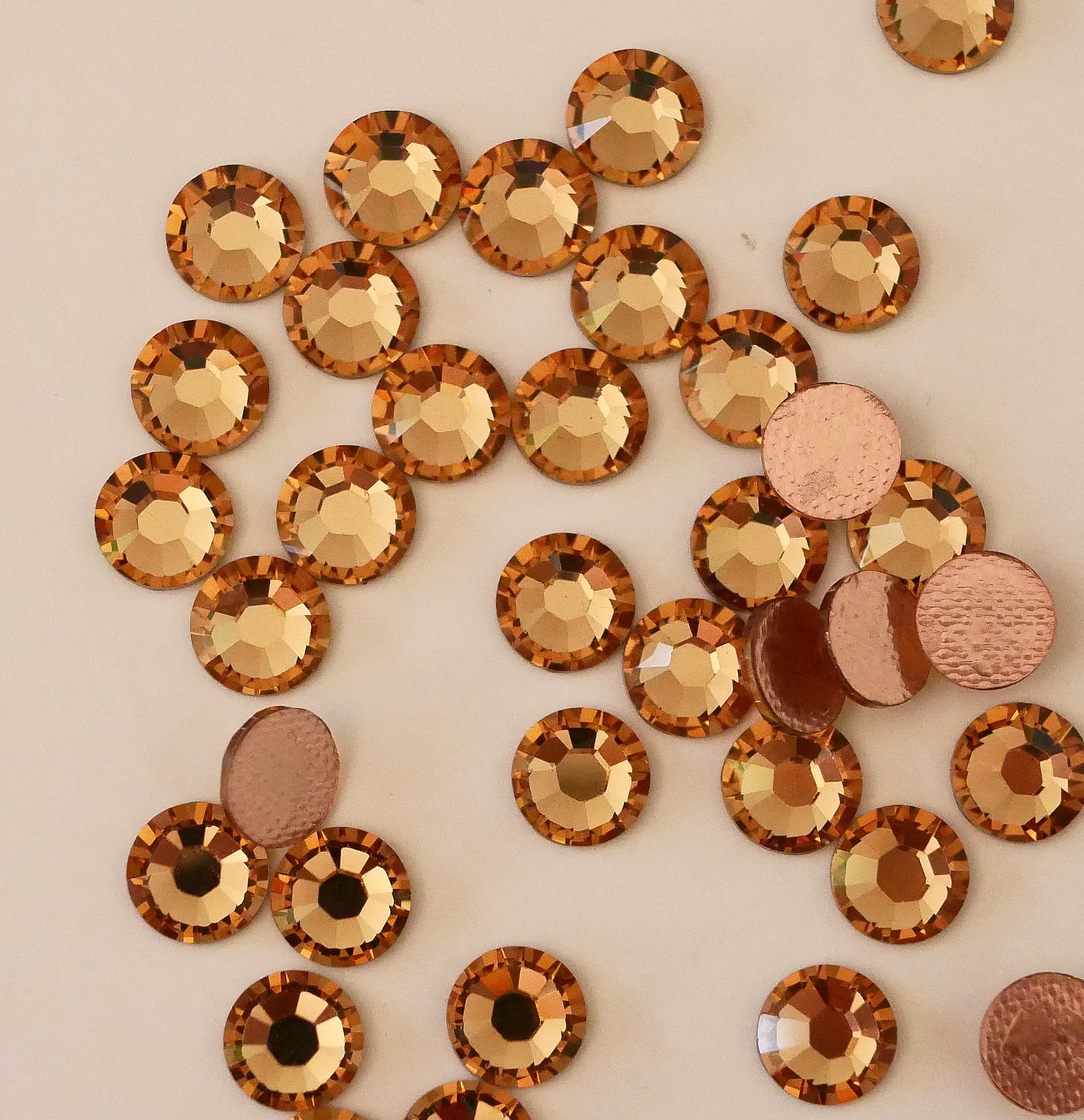 Strass Light colorado topaz hotfix x1