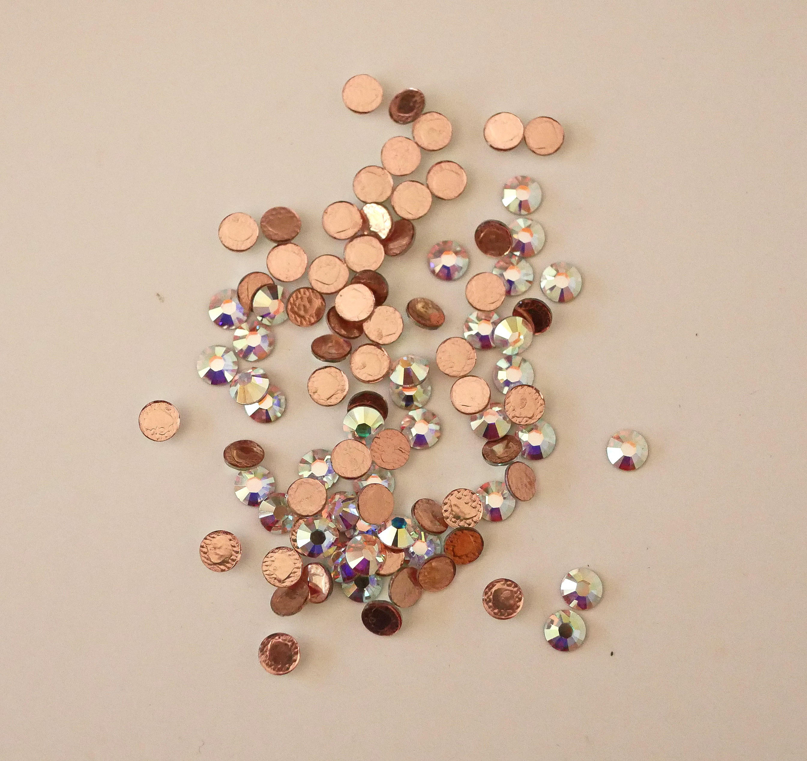 Strass SS16 kristall ab hotfix x12