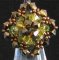 Swarovki kristall snurrande topp 4mm DORADO 2X per 12