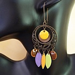 L&aring;nga bohemiska paljett&ouml;rh&auml;ngen