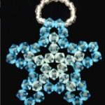 Hängande lampa kit Crystal Star Aqua Blue