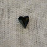 Wild Heart hänge i Swarovski Crystal 12 mm Jet
