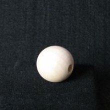 Rå träpärla 15 mm
