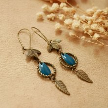 Örhängen Bohemian Blå
