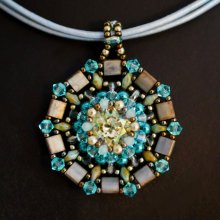 Halsband Twina Turquoise grönt