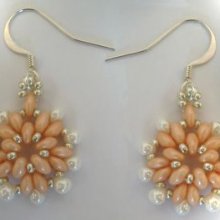 Victoria Cream örhängen kit