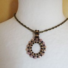 Mocca &amp; guldring hängande kit