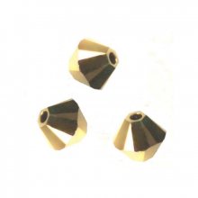 Swarovki kristall snurrande topp 4mm DORADO 2X per 12