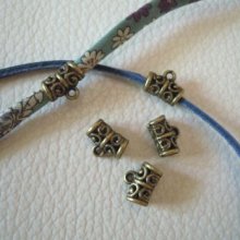 Filigran brons charm x 5