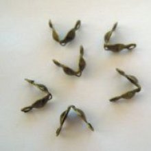 Bågskydd 4mm guld brons x6